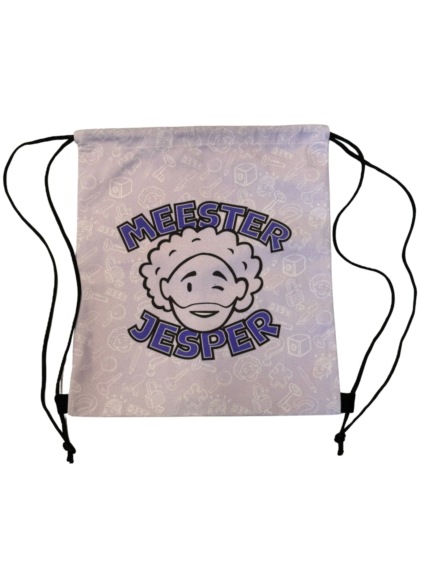 Meester Jesper- Gymtas paars