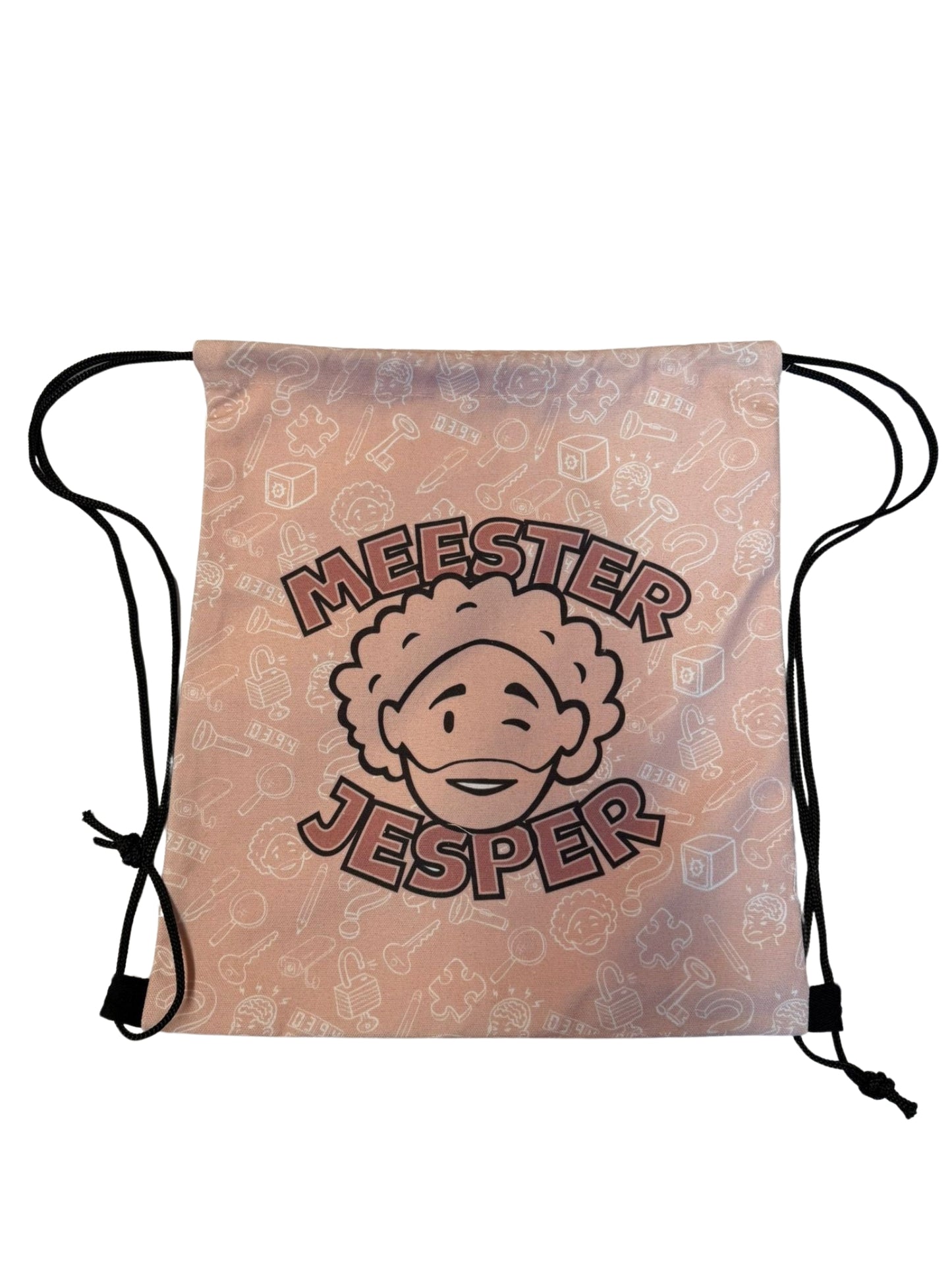 Meester Jesper- Gymtas beige