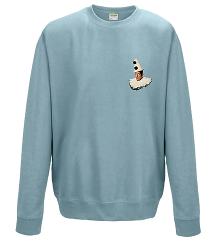 TRUI | BLAUWE TRUI MET PIERROT - NO PONIES