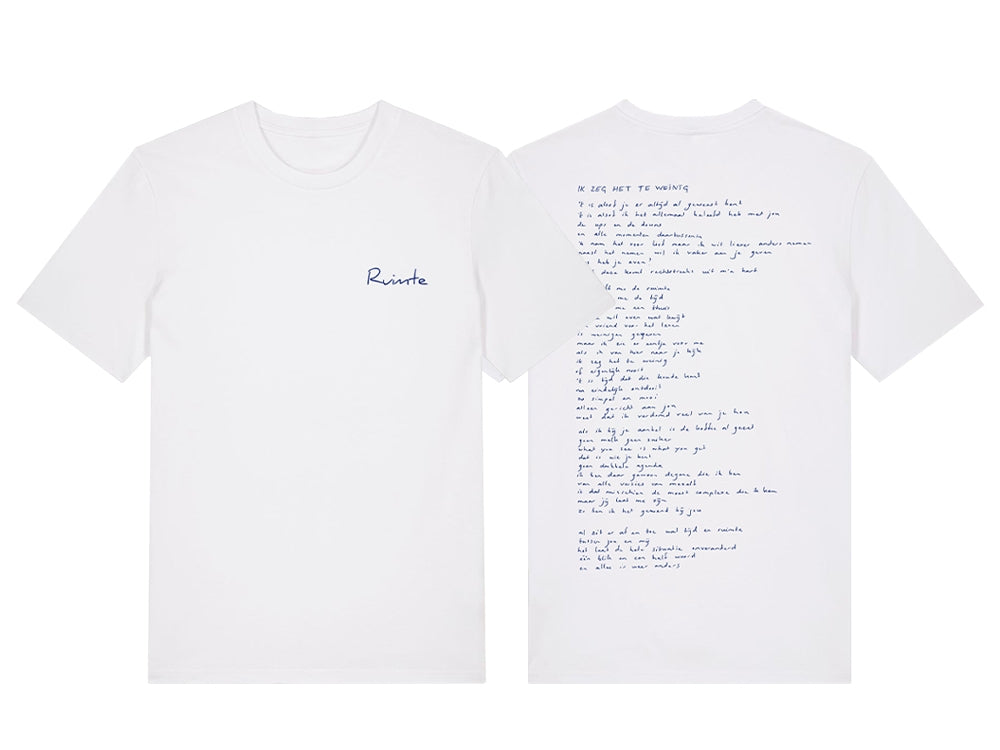 T-shirt 'Ik zeg het te weinig' | Simon Keizer