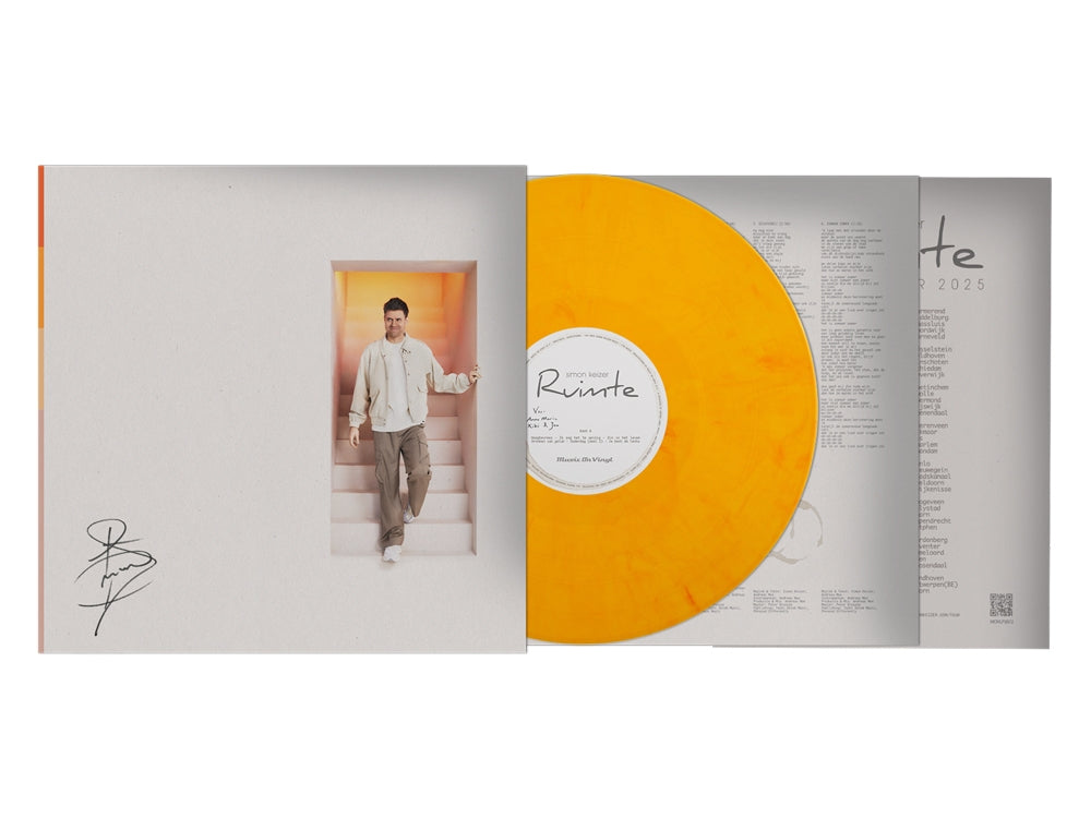 Gesigneerde LP - Yellow Flame | Simon Keizer