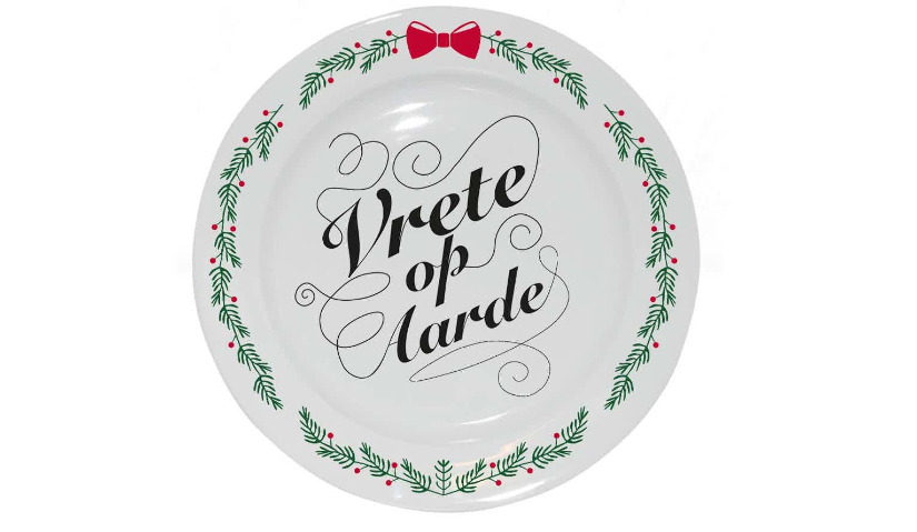KERSTBORD - VRETE OP AARDE